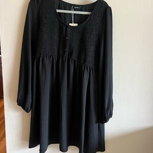 Elegant Black Women's Dress